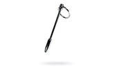 Metal Silver Metal Male Pleasure Urethral Plug With Cock Ring - - Urethral Sounds